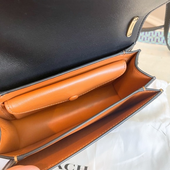 🔥Coach Bandit Shoulder Bag With Leopard Print Haircalf - Picture 11 of 13